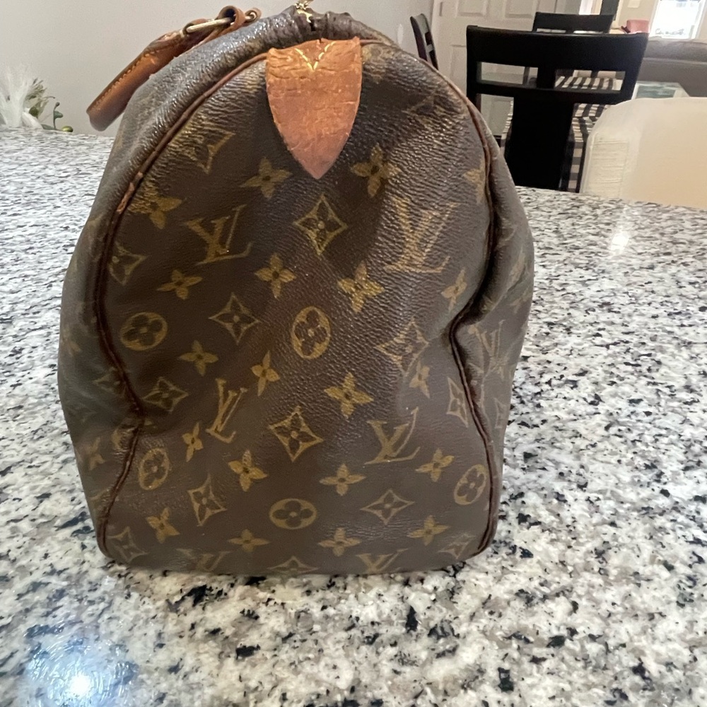 Louis Vuitton Brown Monogram Speedy 30